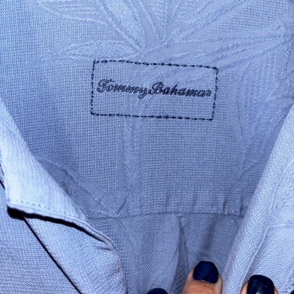 SILK 100% Tommy Bahama Short Sleeve Button Down SZ XL​ - Picture 6 of 7